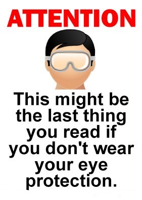 funny eye protection