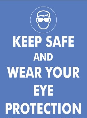 Safety poster - Eye protection